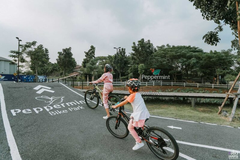 Peppermint Bike Park ปั่นกันได้ทั้งบ้าน สนามปั่นจักรยานกลางกรุง Me Story เที่ยวแบบกรู