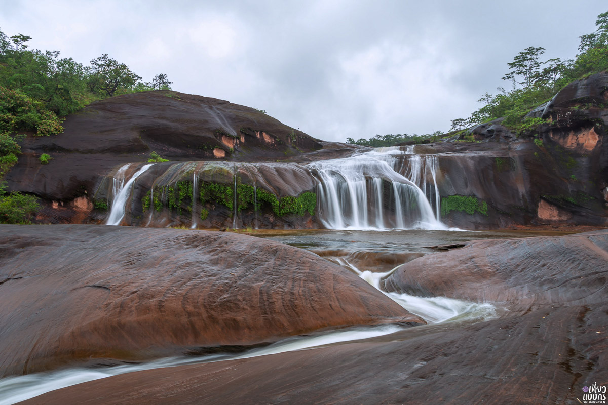 Tham,Phra,Waterfall,beautiful,Waterfall,In,Rain,Forest,At,Bueng,Kan